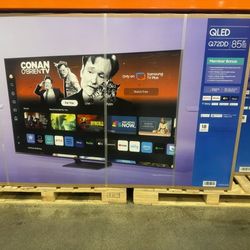 85" Screen QLED By Samsung 2024 Model. Q72DD. ORIGINAL BOX SEALED. We Offer FINANCING