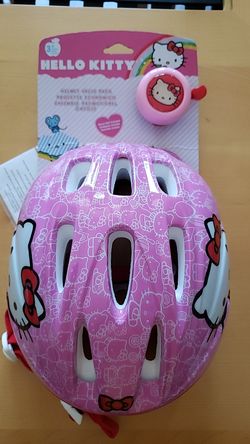 Hello Kitty Toddler bike helmet with bell