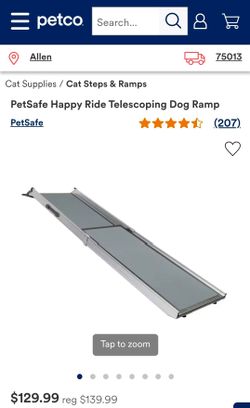 PetSafe Happy Ride Telescoping Dog lightweight Ramp used a few weeks asking 90

Pick up is allen