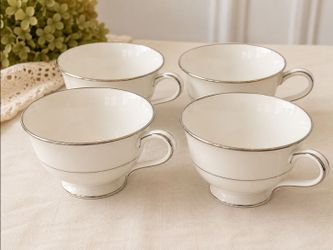 Vintage Noritake Envoy 6325 Teacups – Set of 4 – Japan