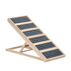 39L Portable Wooden Dog Ramp