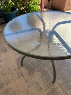 Glass Patio Table FREE