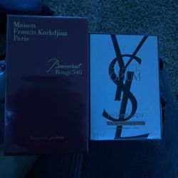 Baccarat Rouge 540 & YSL Black Opium cologne’s 