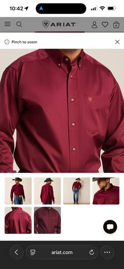 ARIAT Solid Twill Classic Fit Shirt