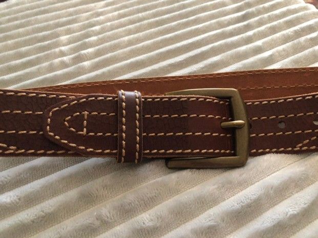 Premium Leather Belt Lucky Brand Men's Size 42