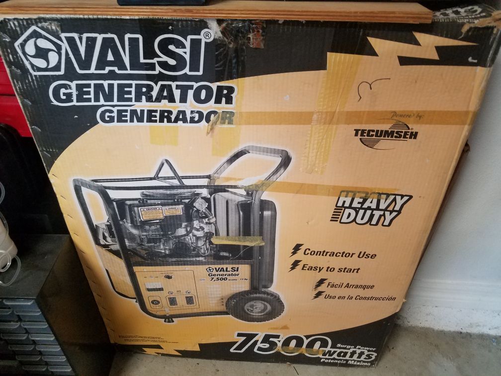 valsi generator 7500 watts 13 hp