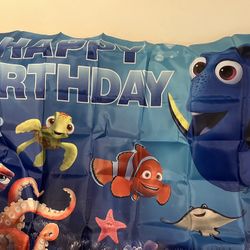 New Finding Nemo Back Drop 