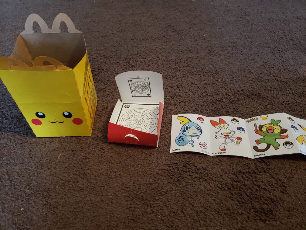 Pikachu McDonald's Box (No Cards)