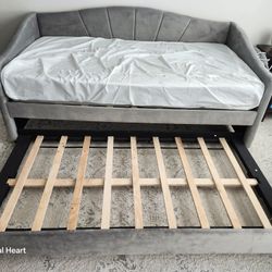 Couch / Daybed  & 2 Twin Pull Out Mattress 