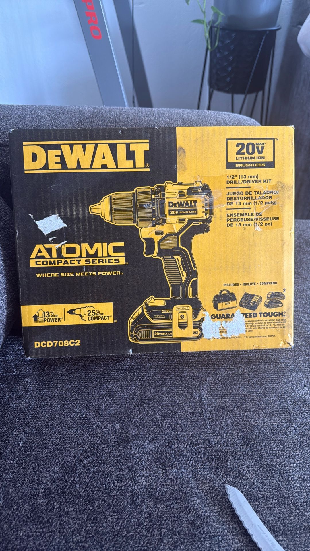 Dewalt Atomic Drill With Two Batteries