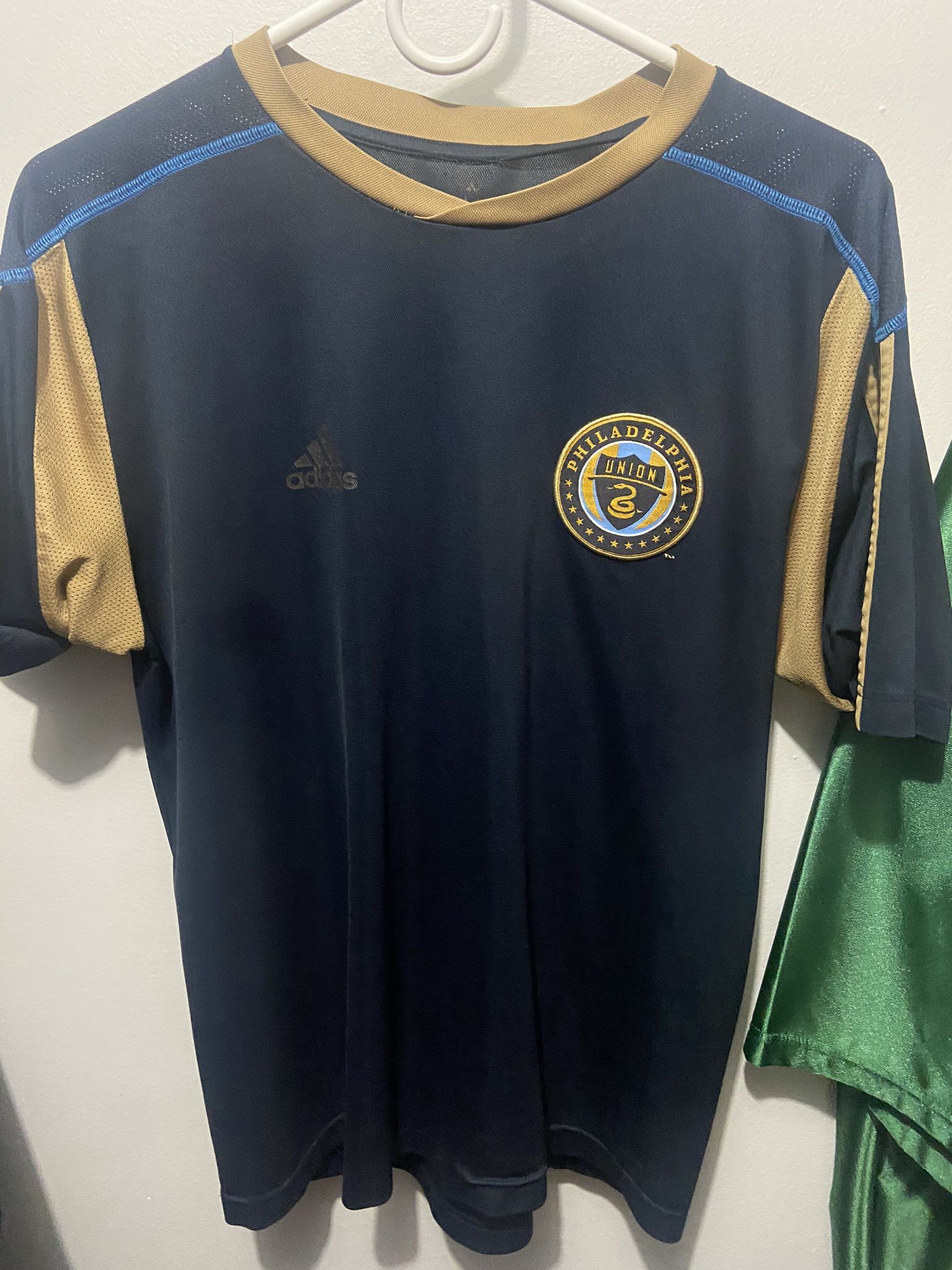 Philadelphia Union Adidas Home Jersey Shirt MLS Soccer Mens M Climalite Lite