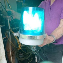 Vintage Blue Light 
