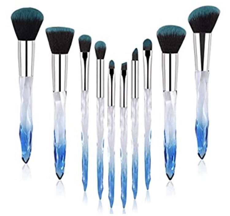 10 piece makeup brush set