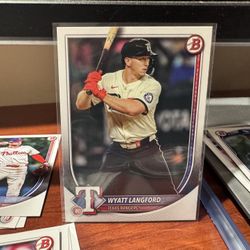 Topps & Bowman Texas Rangers Baseball cards