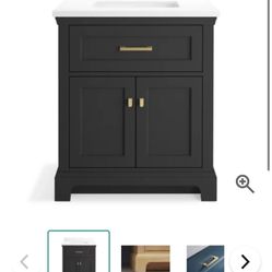 31in Vanity with Cabinet and Quartz Vanity Top