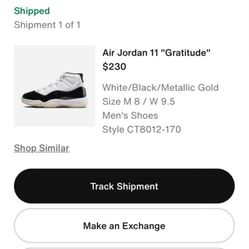 Jordan 11 Gratitude 