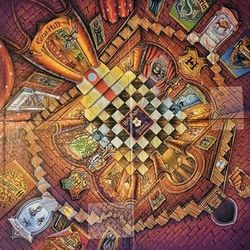 Vintage Harry Potter and the Sorcerer's Stone "Mystery at Hogwarts" Board Game 