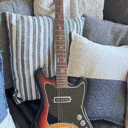Vintage Electric Guitar with Case