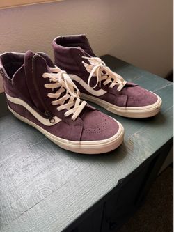 Vans Hi- Sk8 side zip sneakers Size 10.5 worn 2-3x