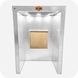 Spray booth brand new