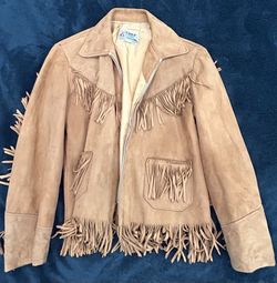 K-BAR-Z Ranchwear Vintage Suede Jacket, Youth Size 16