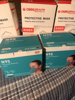 N95 mask Green color