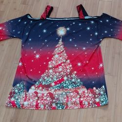 Womens off shoulder shirt size XLarge 
