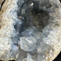 Large Celestite Crystal Geode