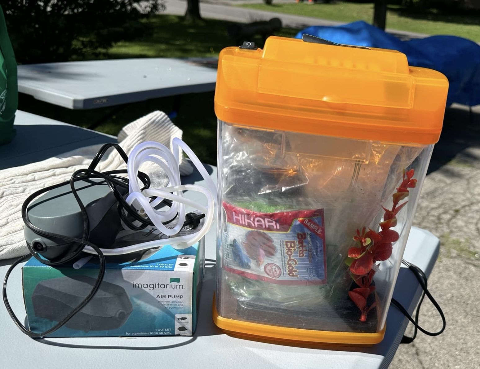 AQUATIC GARDENS AQUARIUM AND IMAGITARIUM AIR PUMP