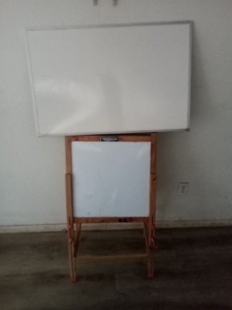 Double Sided Board Chalkboard And Erasable Marker And Also A Marker Board And Good Condition Ah F***
