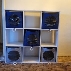 11 Inch Cube Storage With 5 Cloth Storage Cubes