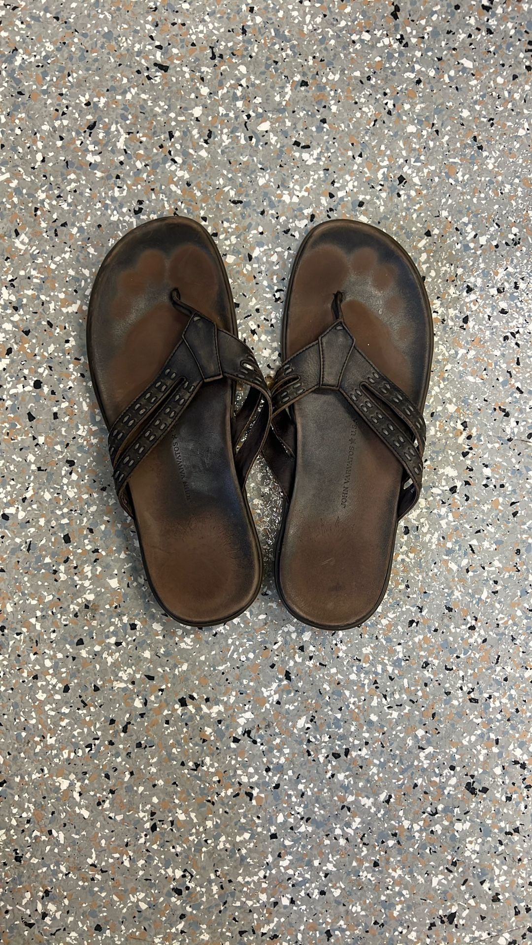 Moving Sale John Varvatos Leather Sandals | Men’s Size 12-13