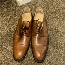 Size 12 Brown Leather Shoes Vero Cuoio 