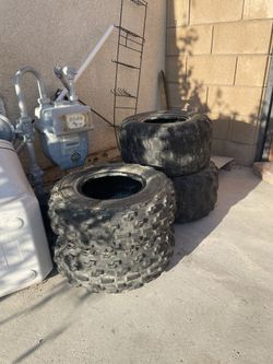 Yamaha Raptor 660 dunlop tire set