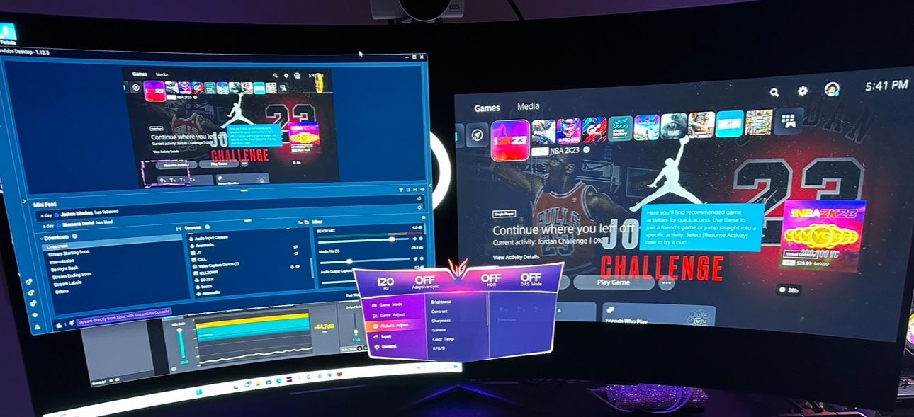 LG Ultragear 45inch Curved OLED Gaming Monitor