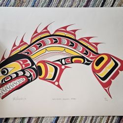 "KWAGULTH BULLHEAD DESIGN" JOHN LIVINGSTON Limited Edition Print