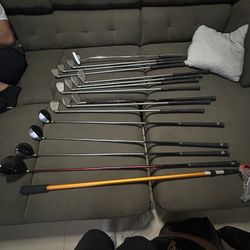 Golf Clubs, Golf Bag.