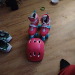 I Am Selling Kids Roller Skates With The Helmet For 20.00