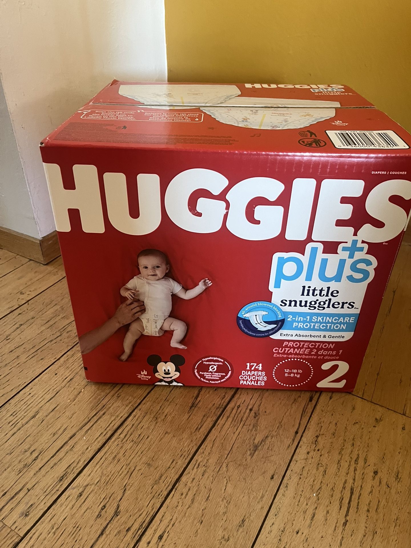 Huggies Plus Size 2 Diapers 174 count