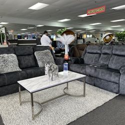 Crazy Memorial Day Sale Reclining Sofa & Loveseat NOW 70% OFF (Storage console, cupholders and pull out storage drawers) Sale ENDS Monday!!
