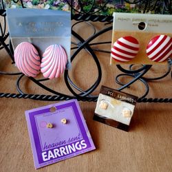Four Sets Of Classic Earrings 