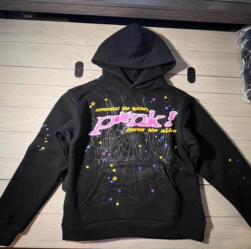 Sp5der P*NK V1 Hoodie Medium (Read Description)