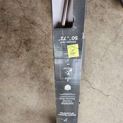 Curved Stainless Steel Shower Curtain Rod