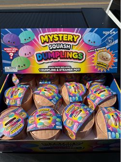 🔥 NEW Case of 24 Mystery Squash Dumplings Squishy Toys – Sealed Display Box – $220 🔥