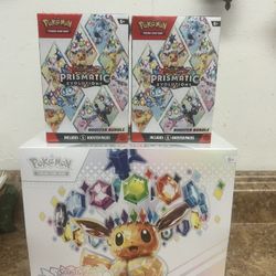 Pokemon Prismatic ETB & Booster Bundles