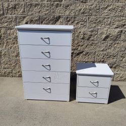White Bedroom Dresser Set!