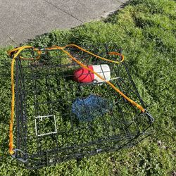 Crab Pot And Buoy