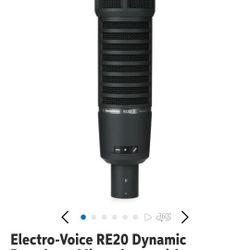 Electro Voice RE 20 Black (New!)