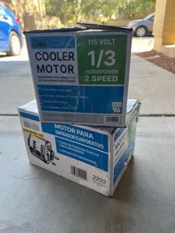 Evaporative motor cooler