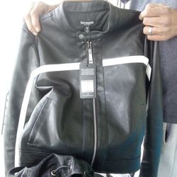TRUE RELIGON LEATHER JACKET